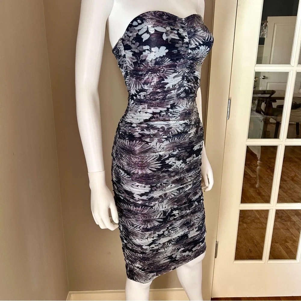 Ramy Brook Bonnie Ruched Floral Midi Dress - Picture 6 of 16